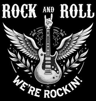 Obrázek 2 produktu Pánské tričko Kytara s Křídly We’re Rockin!