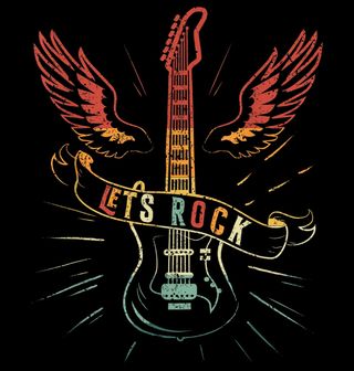 Obrázek 2 produktu Dětské tričko Retro Elektrická Kytara Let’s Rock