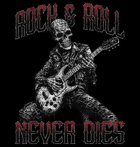Obrázek produktu Pánské tričko Rock nikdy neumírá Rock Never Dies