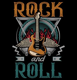 Obrázek 2 produktu Pánská mikina Ohnivá Křídla Rocku Rock and Rollu