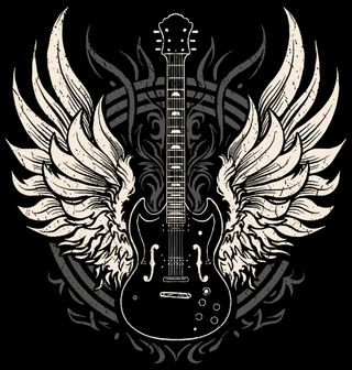 Obrázek 2 produktu Dámské tričko Temná Křídla Rocku Rock and Rollu