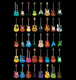 Obrázek 2 produktu Pánská mikina Barevná Sbírka Kytar