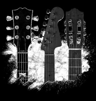 Obrázek 2 produktu Dámské tričko Hlavy Kytar