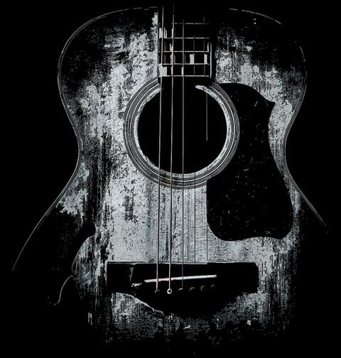 Obrázek produktu Pánská mikina Tělo Akustické Kytary