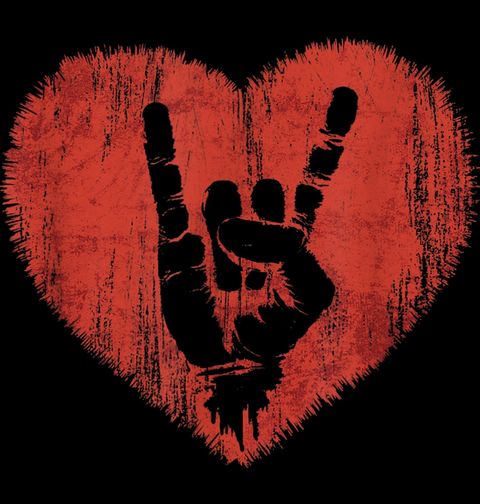 Obrázek produktu Pánská mikina Srdce Rockera