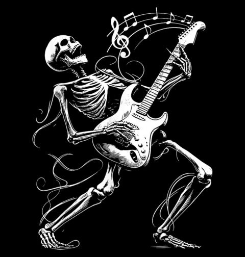 Obrázek produktu Pánská mikina Kostlivcův Poslední Koncert