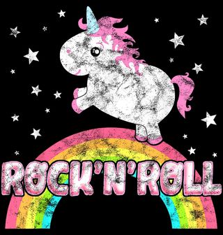 Obrázek 2 produktu Pánská mikina Vintage Jednorožec na Duze Rock’n’Roll