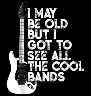 Obrázek 2 produktu Pánské tričko Možná jsem starý, ale viděl jsem všechny ty skvělé kapely