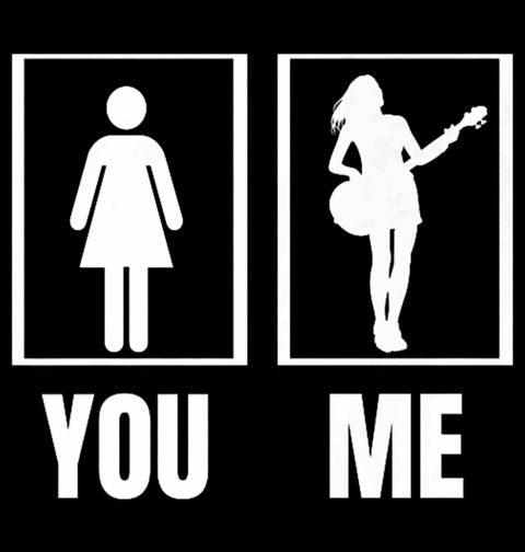 Obrázek produktu Dámské tričko Rockerka You vs. Me