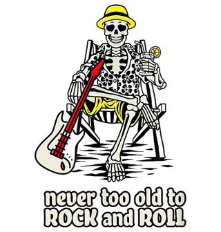 Obrázek 2 produktu Dámské tričko Nikdy Ne Příliš Starý na Rock and Roll