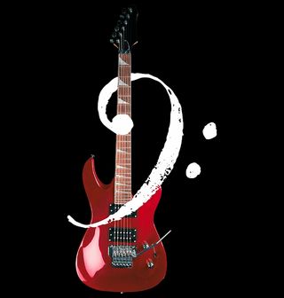 Obrázek 2 produktu Dětské tričko Červená Baskytara a Basový Klíč