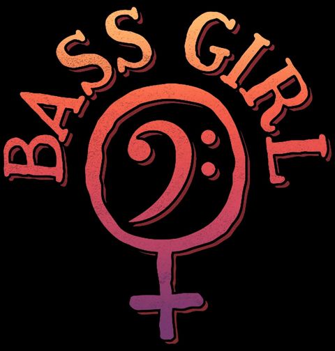 Obrázek produktu Dámské tričko Basový Klíč Bass Girl