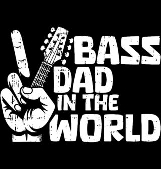 Obrázek 2 produktu Pánské tričko Nejlepší basový táta na světě