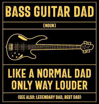 Obrázek 2 produktu Pánská mikina Nejlepší Táta s Baskytarou