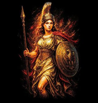 Obrázek 2 produktu Dámské tričko Athéna Bohyně Moudrosti a Války