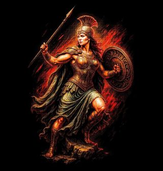 Obrázek 2 produktu Dětské tričko Bohyně Války Athéna