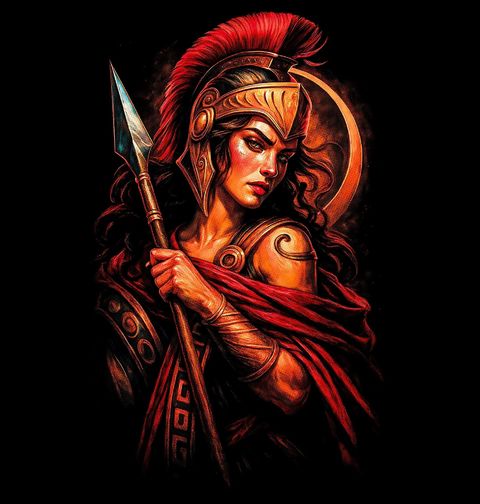 Obrázek produktu Dětské tričko Spartská Válečnice