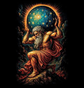 Obrázek 2 produktu Dámské tričko Atlas Tíha Světa na Ramenou