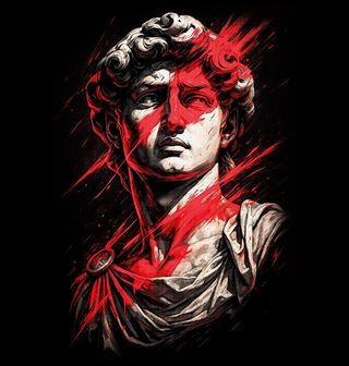 Obrázek 2 produktu Pánské tričko Renesanční Socha Davida