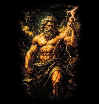 Obrázek 2 produktu Pánská mikina Bůh Nebes Zeus