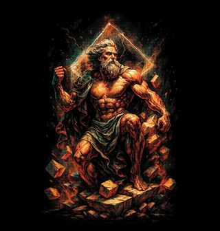 Obrázek 2 produktu Pánská mikina Zeus Hněv Olympu