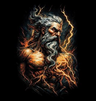 Obrázek 2 produktu Dětské tričko Mocný Zeus Hromu