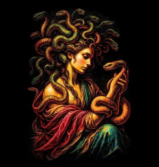 Obrázek 2 produktu Dětské tričko Prokletá Medúza