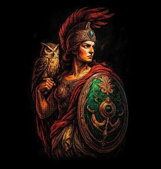 Obrázek 1 produktu Pánská mikina Bohyně Moudrosti Athéna