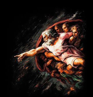 Obrázek 2 produktu Pánské tričko Stvoření Adama Dotek života