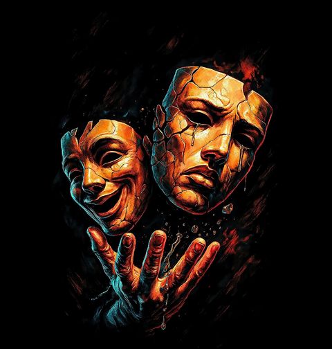 Obrázek produktu Dětské tričko Divadelní Masky řeckého Divadla