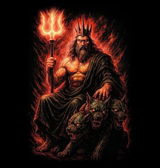 Obrázek 1 produktu Pánská mikina Vládce Podsvětí Hádes a Pes Kerberos