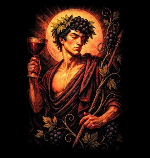 Obrázek produktu Pánské tričko Bůh Vína Dionýsos