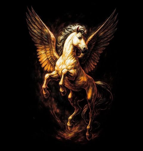 Obrázek produktu Pánská mikina Bájný Pegasus