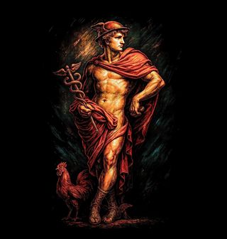 Obrázek 2 produktu Pánská mikina Řecký Bůh Hermés