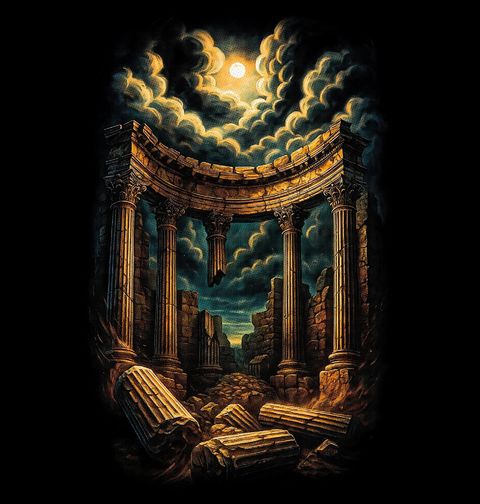 Obrázek produktu Pánské tričko Zřícený Olymp v Ruinách