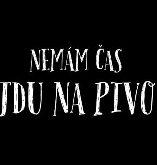 Obrázek 2 produktu Pánská mikina Nemám čas, jdu na pivo