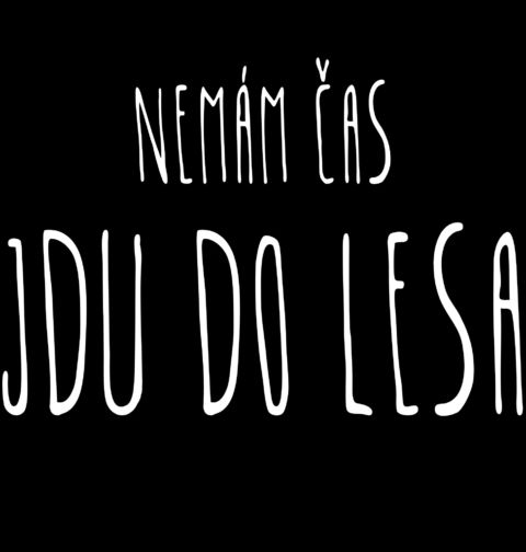 Obrázek produktu Pánská mikina Nemám čas, jdu do lesa