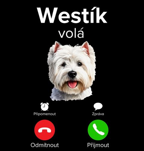 Obrázek produktu Pánská mikina Westík volá Phone Call