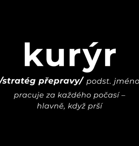 Obrázek produktu Pánská mikina Definice Kurýr: Stratég přepravy