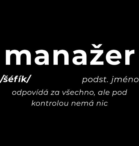 Obrázek produktu Dámské tričko Definice Manažer: Šéfík