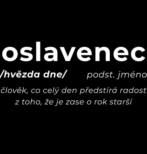 Obrázek produktu Pánské tričko Definice Oslavenec: Hvězda dne