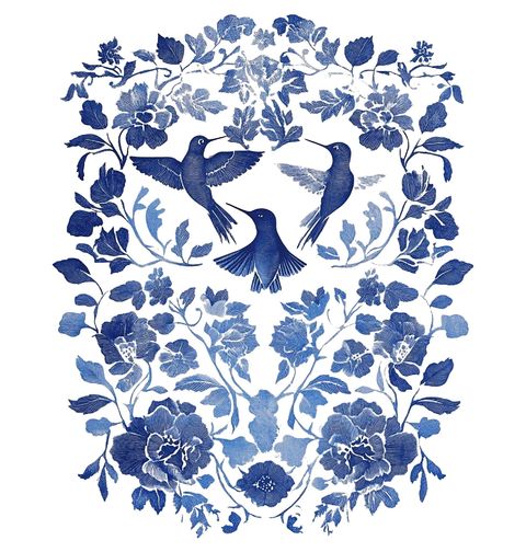 Obrázek produktu Pánské tričko Folk Ptáčci mezi Květy