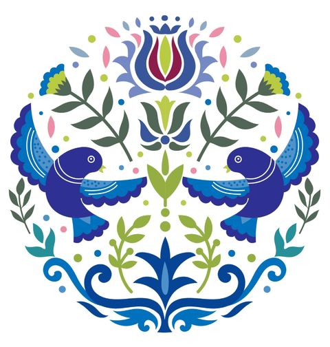 Obrázek produktu Dámské tričko Lidový Ornament Folk