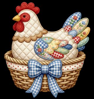 Obrázek 2 produktu Pánské tričko Vyšívaná Slepice Folk