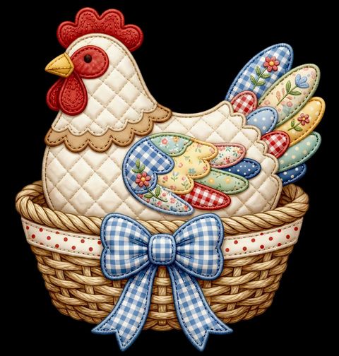 Obrázek produktu Pánské tričko Vyšívaná Slepice Folk