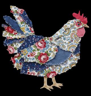 Obrázek 1 produktu Dětské tričko Květinová Slepice se Záplatami Folk