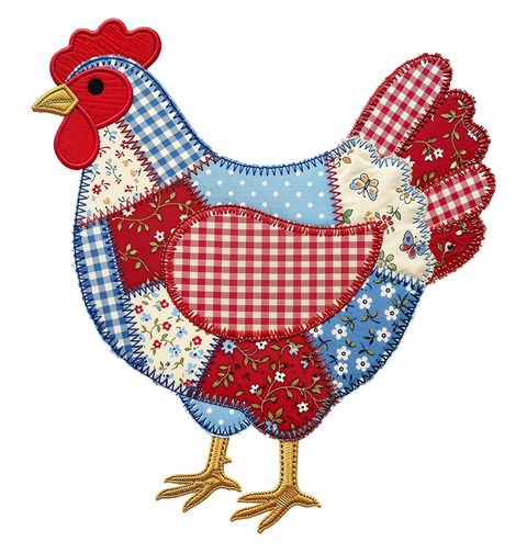 Obrázek produktu Pánské tričko Zaplátovaná Slepice z Farmy Folk