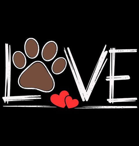 Obrázek produktu Dětské tričko Láska ke Psům LOVE