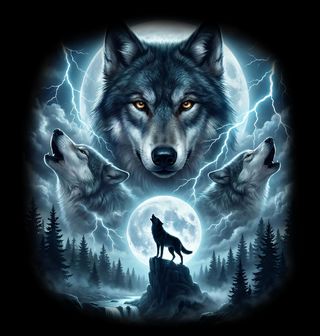 Obrázek 2 produktu Dámské tričko Volání Smečky