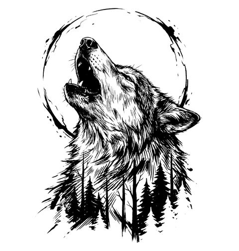 Obrázek produktu Pánské tričko Svolávání Smečky